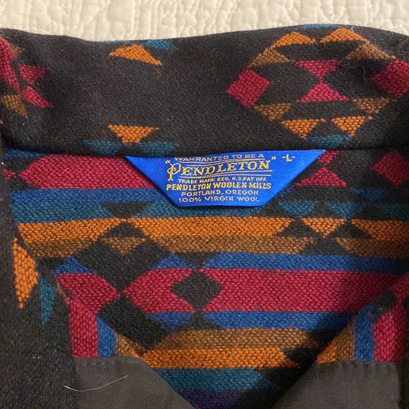 Vintage Pendleton Lobo quarter snap, 100% wool - Picture 2 of 6